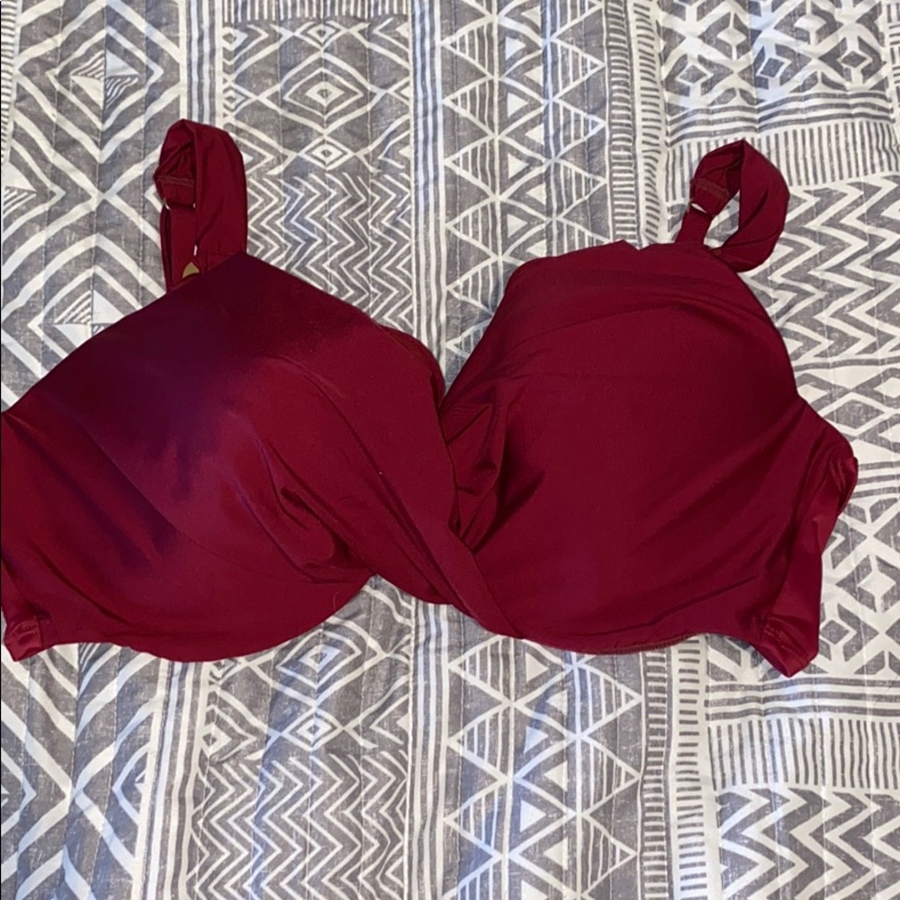Red Swimsuit Top